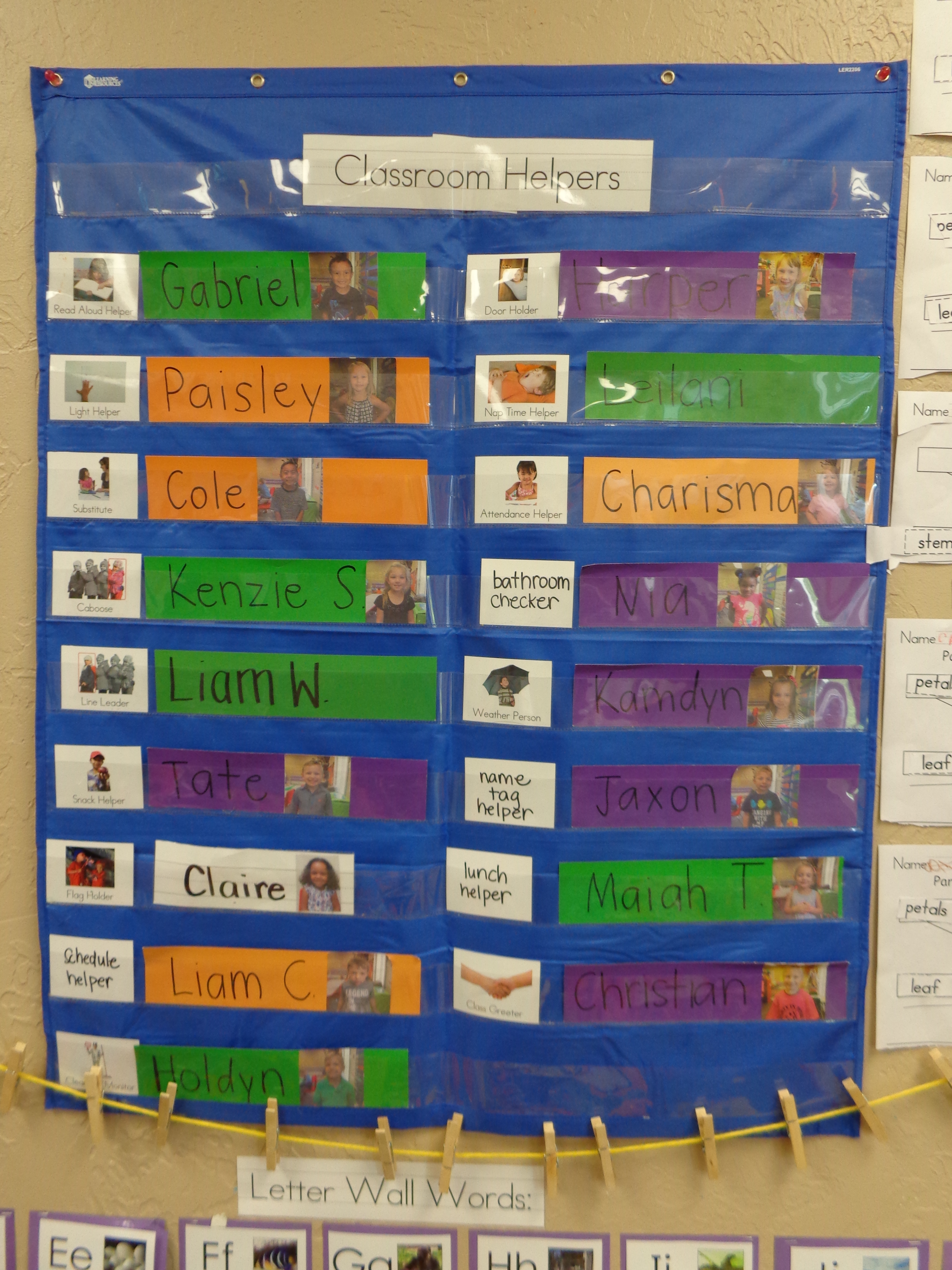 Preschool Classroom Rules Chart